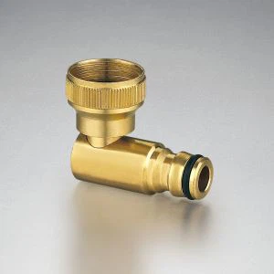 Küünarnuki keermestatud messingist kiire ühendamine